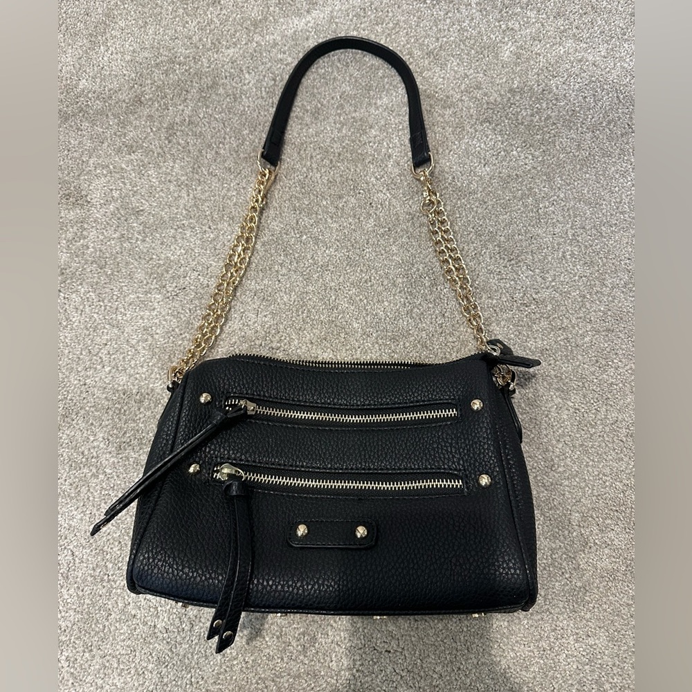 NWOT Black & Gold Crossbody / Shoulder Purse